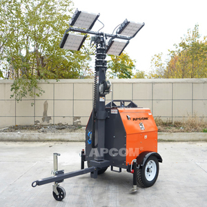Torre de Iluminación LED de Haluro Metálico de 7m con Generador Diésel Kubota de 8kw para Aplicaciones de Construcción (Oferta) - Product Image 1