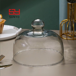 Food Refresh Storage <strong>Cake</strong> <strong>Dome</strong> Preserved Roses <strong>Glass</strong> Lid <strong>Dome</strong> <strong>Glass</strong> for Summer Restaurants - Product Image 3
