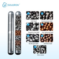 Filter Air Ion Negatif SOUDRON, Tongkat Air Hidrogen Alkali, Tongkat Air Alkali Nano Energi, Penambah pH Alkali, Ionizer