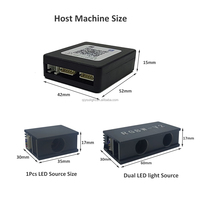 Kit d'éclairage de plafond ciel étoilé en fibre optique avec mini-moteur 1V3, 900 étoiles, 1,5 m, contrôle APP RF pour voiture et camion