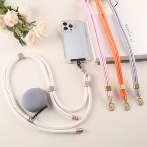 Sangles universelles personnalisables en nylon pour téléphone portable, sangle de cou réglable, languette d'attache, logo, cordon de téléphone - Product Image 2
