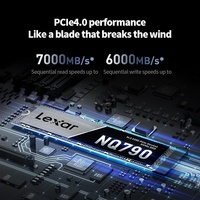قرص صلب من ليكسار بسعة 500 جيجابايت و1 تيرابايت و2 تيرابايت و4 تيرابايت طراز NQ790 NVMe M.2 2280 PCIe4.0x4 للألعاب ومناسب لـ PS5 وأجهزة الكمبيوتر المحمولة