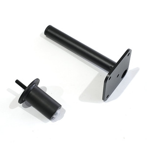 Pata de Mueble de Aleación de Zinc Negra, Soporte Resistente para Sofá, Diseño Industrial - Product Image 2