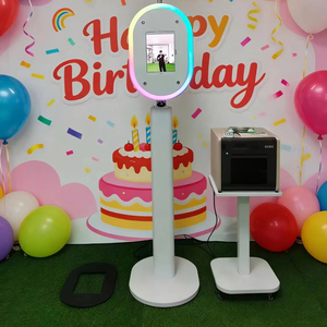Envío desde Almacén en EE. UU., Fotomatón con Envío Gratuito, Máquina de Fotomatón para Selfies en Fiestas de Cumpleaños - Product Image 1