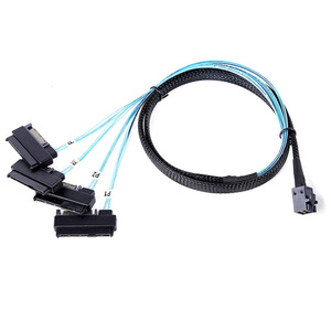 MINISAS高清SFF-8643至29pin 8482双合一高速服务器硬盘电缆，适用于电子应用 - Product Image 1