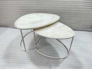 Juego de Mesas de Centro Modernas para Sala de Estar, Mesa Central Contemporánea con Mesas Auxiliares a Juego para el Hogar y Apartamento - Product Image 2