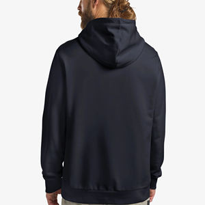 Sudadera con Capucha Personalizada con Logotipo, Holgada, de Color Sólido, de Algodón, con Hombros Caídos, Forro Polar, Informal - Product Image 2