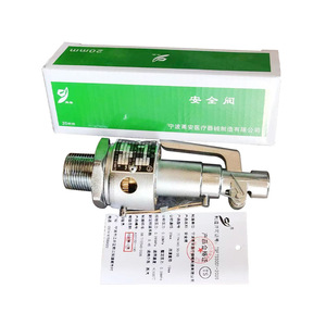 Válvula de seguridad Ningbo Yong'an de 20 mm con rosca, para vapor de alta presión, tipo resorte de elevación completa - Product Image 1