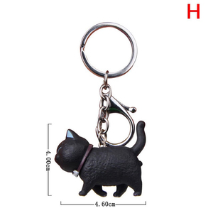 Fashionable Cute Cat Pendant Keychain <b>Car</b> Bag Charm Keychain Creative Keychain Couple Gift Accessories - Product Image 6