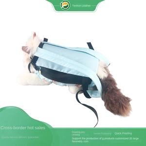 Sac à dos pour animaux de compagnie à motif solide à la mode sac de <span class=keywords><strong>transport</strong></span> portable pour <span class=keywords><strong>chien</strong></span> et chat pour les sorties par <span class=keywords><strong>chien</strong></span> de chat artefact - Product Image 2