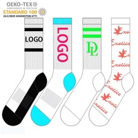 Logo personnalisé Coton Chaussettes d'équipage Hommes d'Affaires Heureux Drôle Fou Coloré Jacquard Tricoté Chaussettes Sportives Bambou Matériel Emballage