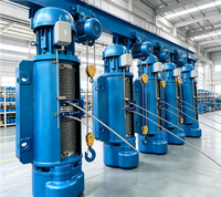 Palans électriques à câble à double vitesse MD, 10 tonnes, hauteur de levage 30 m, commande à distance sans fil, certifiés CE ISO