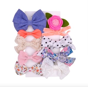 Set di 10 fermagli per <span class=keywords><strong>capelli</strong></span> per neonate, fiocchi per <span class=keywords><strong>capelli</strong></span>, fascia per <span class=keywords><strong>capelli</strong></span> - Product Image 5