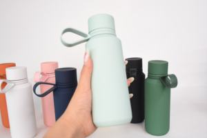 Travel Double Wall Vacuum <b>Flask</b> Gym Stainless Steel Insulated <b>Bottle</b> Rubber Paint Thermal <b>Bottle</b> - Product Image 4