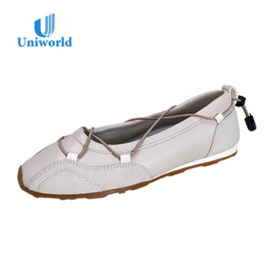 Uniworld Vietnam - Ballerines élastiques ajustables pour femmes, design à brides croisées, chaussures de mode urbaine pour tenues et usage quotidien - Product Image 1
