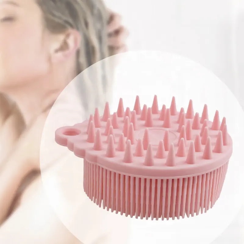 Hernieuwbare Vaste Scrubber Schoonmaak Douche Body Bad Borstels Sponzen Exfoliërende Siliconen Scrubber