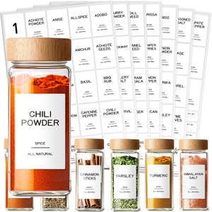 Étiquettes personnalisées pour épices, compatibles congélateur, pour herbes congelées, mélanges d'épices, bacs à glaçons et contenants de préparation de repas - Product Image 1