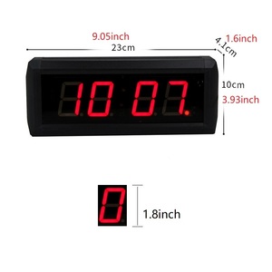 Xách tay 1.8 inch hiển thị trong nhà sử dụng điện tử countup Tally truy cập kỹ thuật số 4 chữ số LED 9999 ngày đồng hồ đếm ngược - Product Image 2