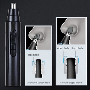 Tondeuse électrique sans fil pour hommes, Rechargeable, imperméable, indolore, pour oreille, visage, sourcils, nez, <span class=keywords><strong>épilation</strong></span> du visage - Product Image 3