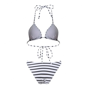 Bikini de Dos Piezas con Tirantes Ajustables para Mujer, Traje de Baño de Cintura Alta, Mini Bikini en Oferta - Product Image 3