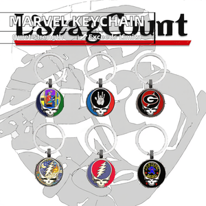 Thuyền trưởng Marvel Carabiner Keychain <span class=keywords><strong>Avengers</strong></span> Endgame Kim Loại <span class=keywords><strong>Keyring</strong></span> Cho Bộ Sưu Tập UV In Ấn Phụ Kiện Từ Marvel Phim - Product Image 3