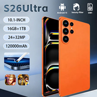 Tablet S26 Ultra 11" Android15 16GB1TB Kamera Selfie 32MP 8000mAh 5G Pengatur Waktu Resep Timbangan Grosir OEM Asia B2B Global