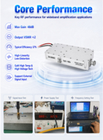 Module amplificateur RF haute puissance 100W 300-2500MHz, amplificateur linéaire large bande personnalisé avec protection contre la température et le VSWR