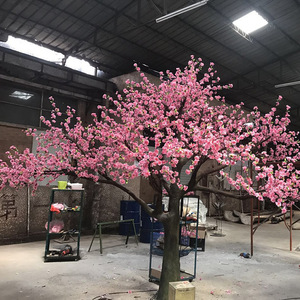 Plantes et arbres artificiels Vente directe d'usine Grand <span class=keywords><strong>cerisier</strong></span> <span class=keywords><strong>en</strong></span> fibre de verre renforcée pour décorations de mariage pour Noël - Product Image 2