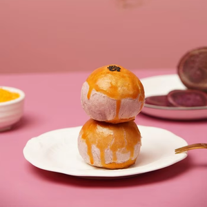 Biscuits chinois, gâteau au thé, pâtisserie au jaune d'œuf (saveurs <span class=keywords><strong>de</strong></span> haricot rouge, patate douce violette et matcha), tarte croustillante au jaune d'œuf Snow Mei Niang - Product Image 5