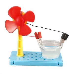 Experimento Científico para Niños, Generación de Energía con Agua Salada, Ventilador de Plástico de Nueva Energía para Armar, Modelo de Física T-S16 - Product Image 1
