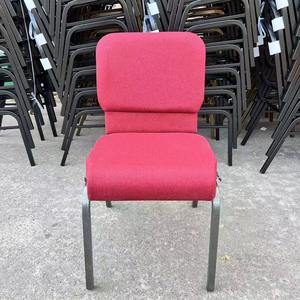 Chaise d'église commerciale empilable en métal de style moderne, sans pliage, pour théâtre, auditorium, hôtel - Vente en gros à prix réduit - Product Image 3