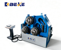 Machine de cintrage automatique de profilés W24S-16 pour commandes de gros volumes, avec ensemble de rouleaux supérieurs de 150 mm pour le cuivre