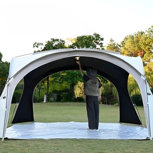 Carpa Domo Grande para Acampar al Aire Libre, Tela Oxford de PVC Extra Gruesa, Protección Solar, Resistente al Viento y a la Lluvia, Equipo para Exteriores - Product Image 3