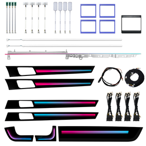 Kit d'éclairage ambiant LED RGB TMPRO Dynamic Light Shadow pour Porsche Panamera 2017-2021, éclairage d'ambiance professionnel pour l'intérieur de la voiture - Product Image 5
