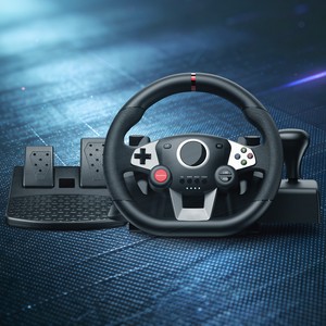 Volante de Juego Multiplataforma de Venta Anual Directo de Fábrica, Dirección de 270 Grados, Sensibilidad Ajustable - Product Image 1
