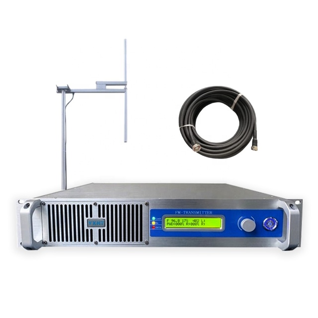 YXHT-1, 2000W FM Transmitter Broadcast Professional Equipments 2KW Kits for Radio Station Long Range Fcc Certified for Church