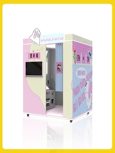 Photomaton à <span class=keywords><strong>360</strong></span> degrés, appareil photo automatique, photomaton instantané, écran tactile, photomaton coréen à pièces - Product Image 4