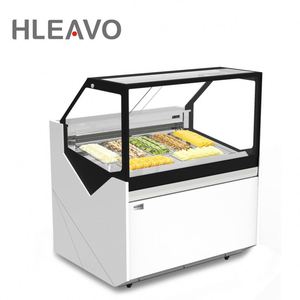 Helado <span class=keywords><strong>congelador</strong></span> exhibición helado escaparate de tienda de postre - Product Image 6