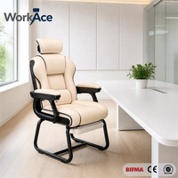Chaise de bureau ergonomique avec soutien lombaire intégré, certifiée CE, pour projets de commande en gros, durable, stable et confortable
