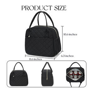 Sac à lunch isotherme portable grande capacité en tissu Oxford pour pique-niques et travail, unisexe - Product Image 2