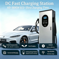 Chargeur rapide DC pour véhicules électriques 60kW 240kW personnalisé par le fabricant (35 ans d'expérience) – Station de recharge CCS2 GBT IP54 sur pied – Vente directe usine