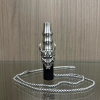 Nouveaux embouts pour chicha en acier inoxydable 304, embouts pour narguilé en gros, accessoires pour narguilé