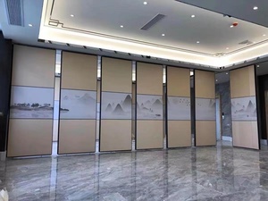 Dễ dàng cài đặt trơn tru trượt di động có thể hoạt động tường cho phòng tiệc nhà hàng trường học văn phòng âm thanh hấp thụ phân vùng - Product Image 6