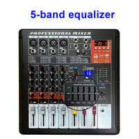 Console de mixage audio professionnelle XTUGA MX-403 2*250W 4 canaux avec 16 effets DSP, interface USB, vidéo et éclairage