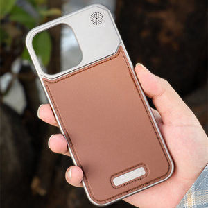 Custodia Magnetica in Lega di Alluminio per <span class=keywords><strong>iPhone</strong></span> 14, <span class=keywords><strong>Cover</strong></span> per Telefono in Metallo con Aromaterapia e <span class=keywords><strong>Pelle</strong></span> per <span class=keywords><strong>iPhone</strong></span> 15 Pro Max 16 - Product Image 6