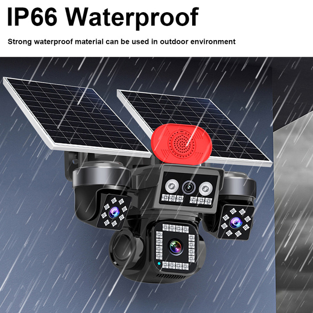 4Lens Super Plus Ultra Max HD 10K 20MP 4G Sim Card Solar Outdoor WiFi IP Surveillance CCTV Security PTZ Network Cameras Wireless