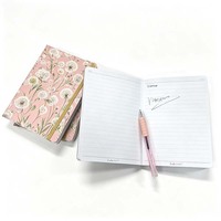 Carnet de notes éducatif pour enfants A5 ligné, design personnalisé, avec fermeture élastique, poche intérieure, impression personnalisée pour les étudiants