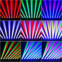 U'King 40W Rgbw Équipement d'éclairage à faisceau LED Décoration de fête Lampe Dmx 512 Barre de contrôle pour scène Lampes à tête mobile