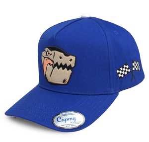 Gorra de béisbol <span class=keywords><strong>azul</strong></span> real de dos tonos, cantidad mínima pequeña, 5 paneles, logotipo personalizado para hombre, Corona Media, gorra de béisbol con cierre a presión, gorra deportiva - Product Image 2
