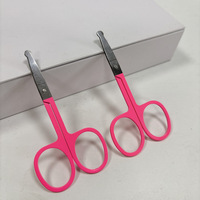 Fabrieksmatige mini-manicureschaartjes, wenkbrauwschaartjes, neushaarschaartjes met stompe punten